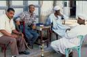 Gathered around the sheesha pipe -- an Egyptian pastime.